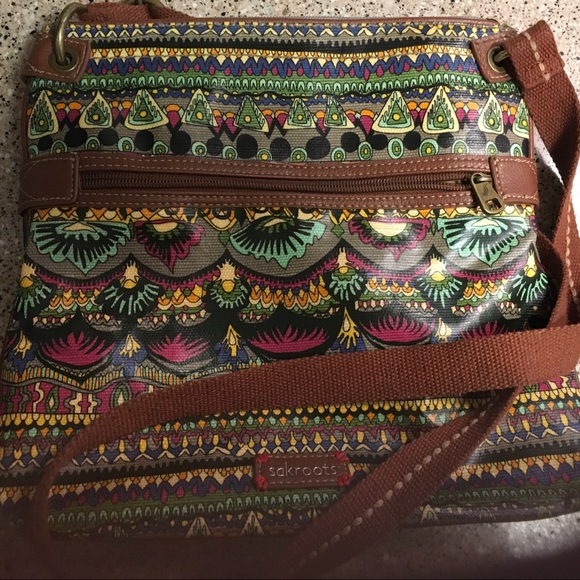 Sold SAKROOTS crossbody bag good condition - Picture 4 of 10